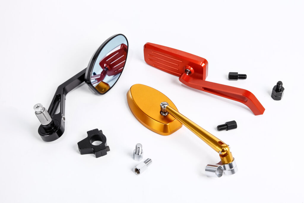 Different motorcycle mirror styles